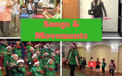 7 Awesome Christmas Songs with Movements for Kids